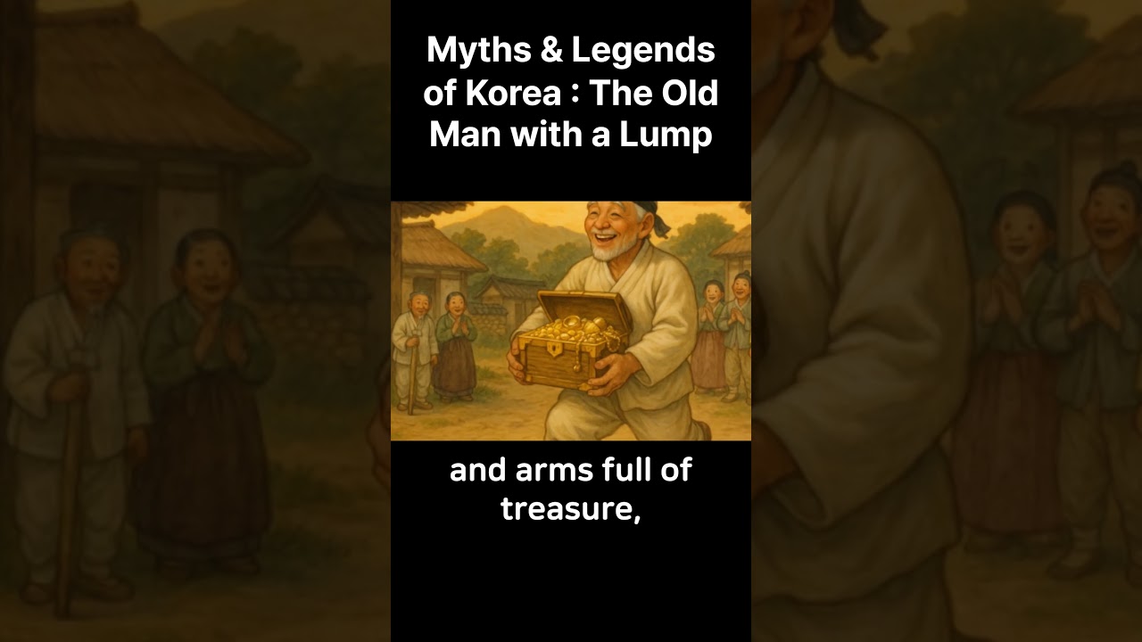 the Old Man with a Lump #KoreanFolktale #asianfolktales#asianmythology