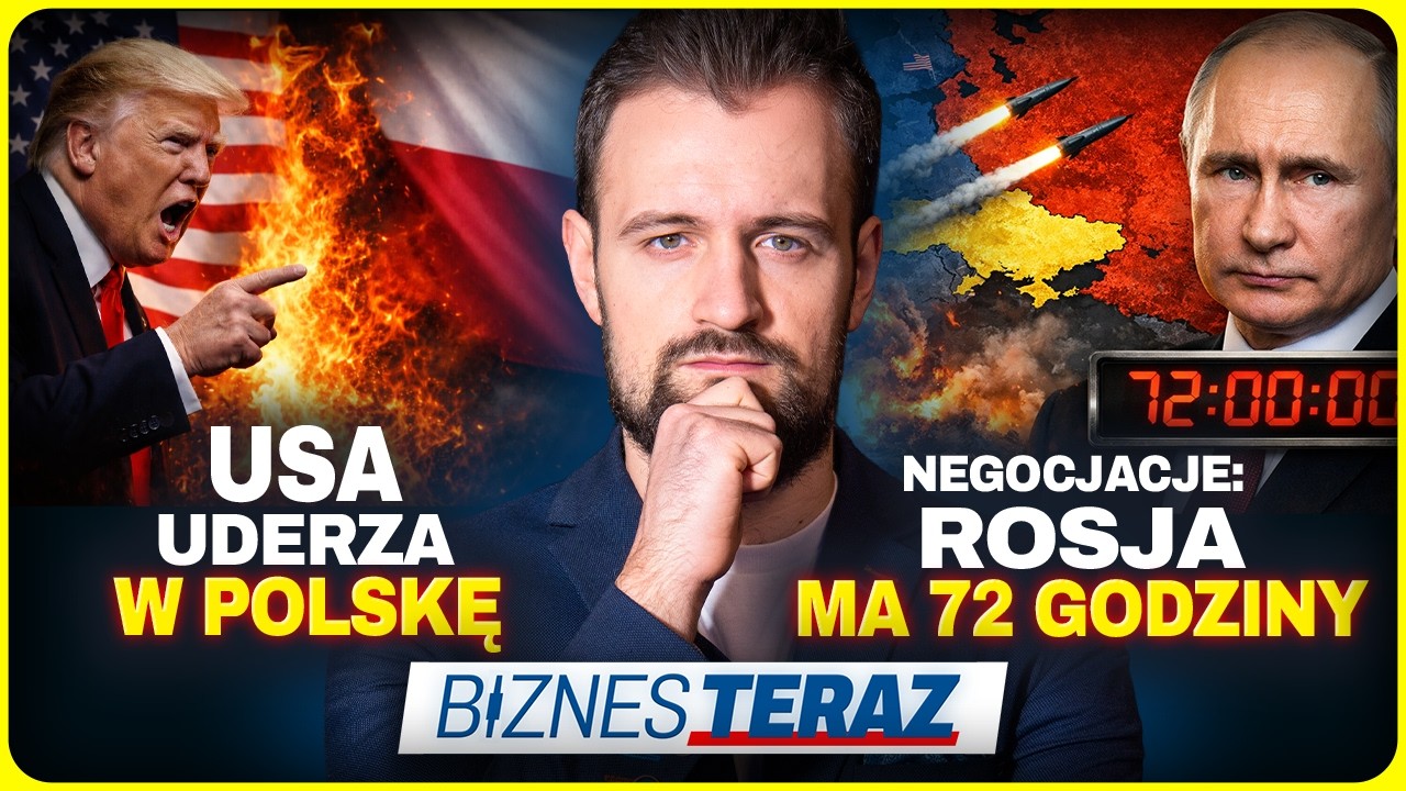 KONFLIKT POLSKI I USA, Putin BĘDZIE MIAŁ 72h | Biznes Teraz