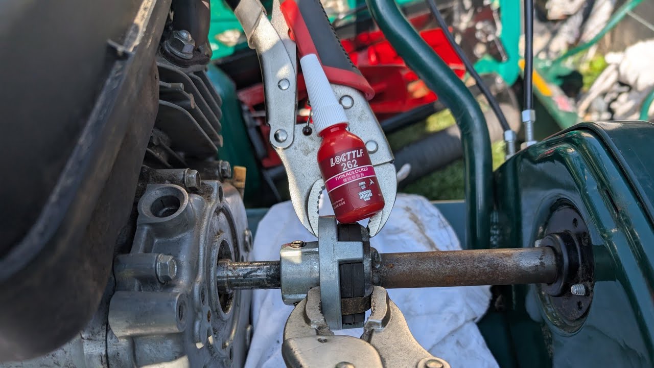 Allett Kensington Grubber screw fix for the drive shaft connection 