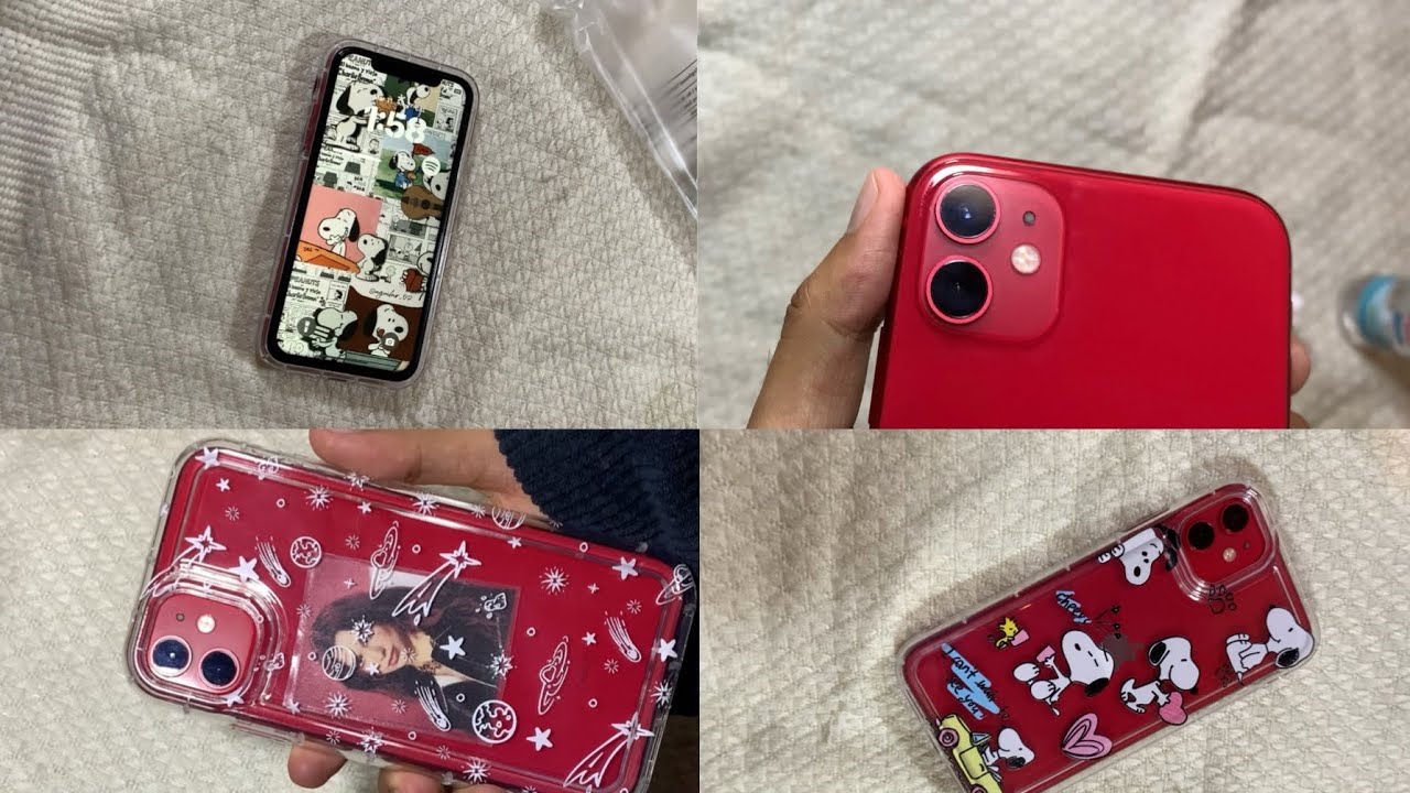 iPhone 11 Red 🎈 Refresh in 2025 | vlog 🐢 phone case + camera test 📷