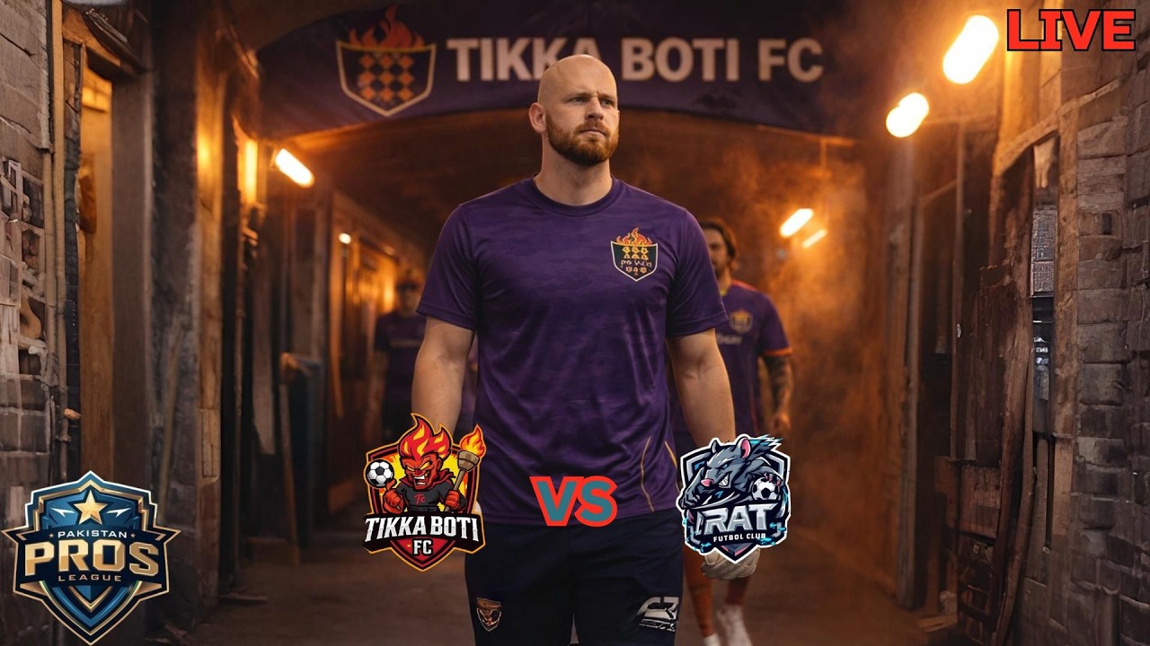 Tikka Boti FC 🆚  Rat Futbol Club | GK POV LIVE | PKPL