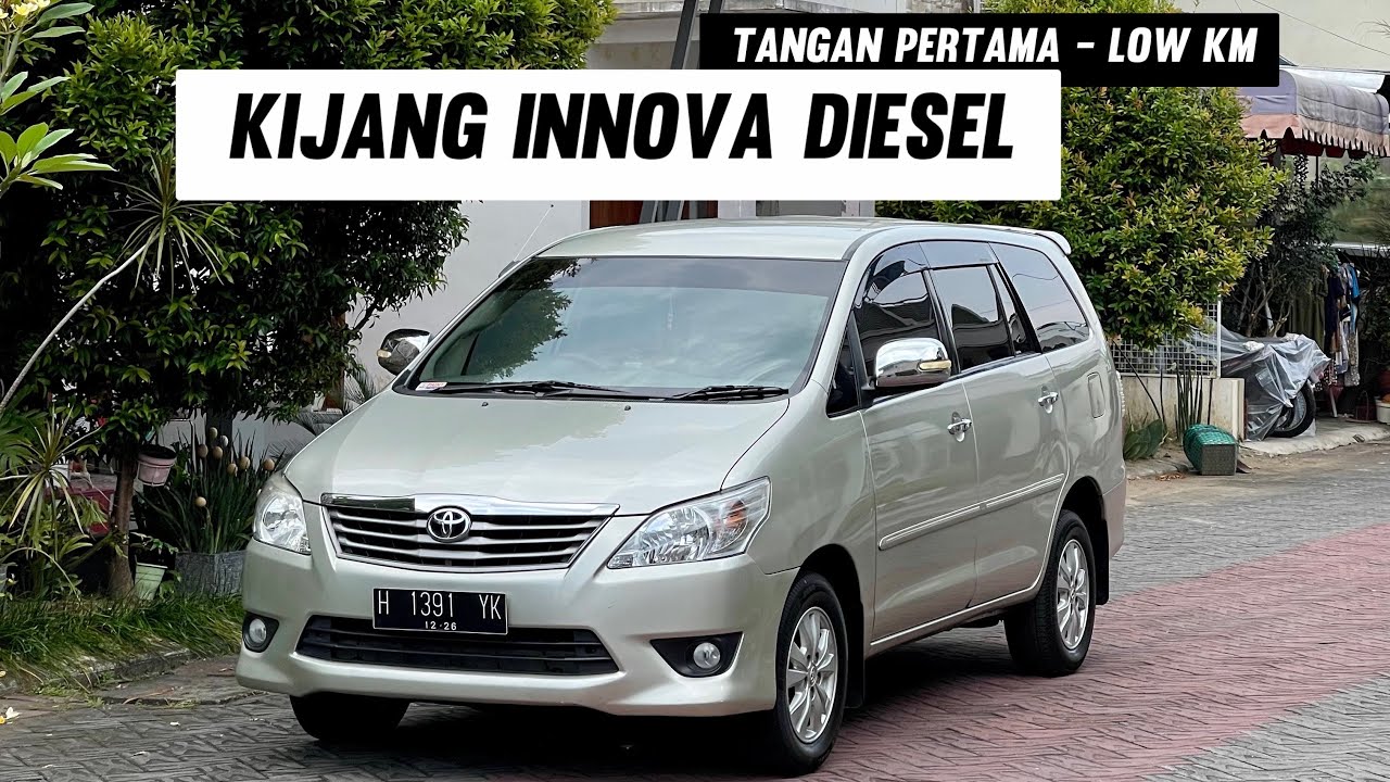 TOYOTA KIJANG INNOVA G DIESEL MT 2011 - LOW KM TANGAN PERTAMA