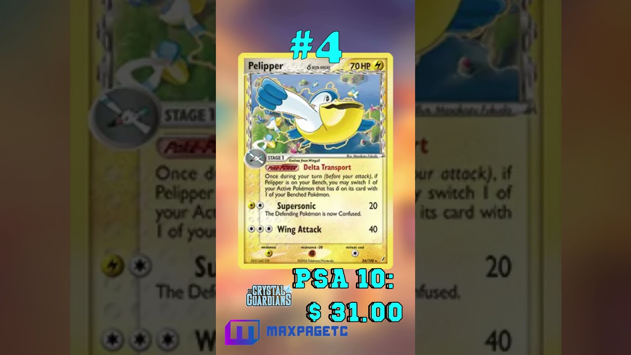 Top 5 Pelipper Pokémon Cards 