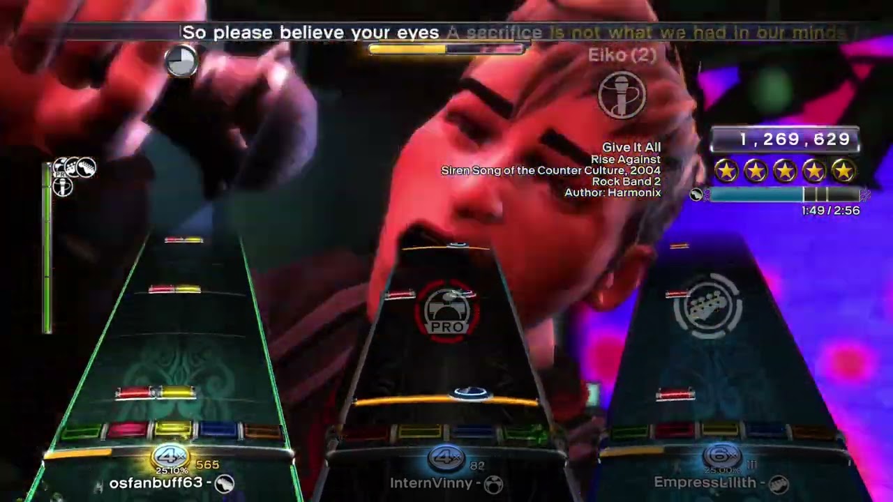 Give It All by Rise Against - Expert Full Band Gold Stars [Rock Band 3 Deluxe]