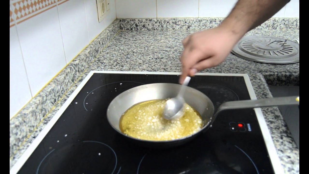 Como curar una sartén de hierro con grasa y vitrocerámica