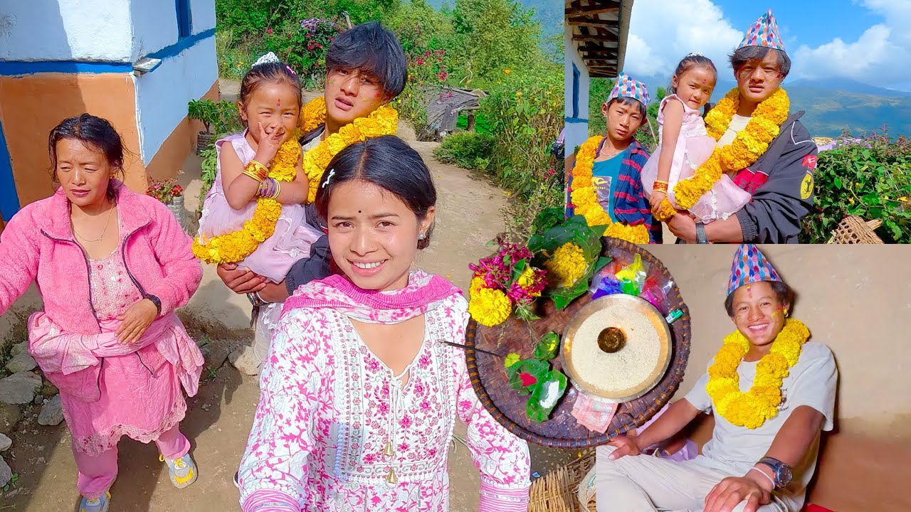 our family Tihar festival in our village || sumnima Rai @SumnimaRaini