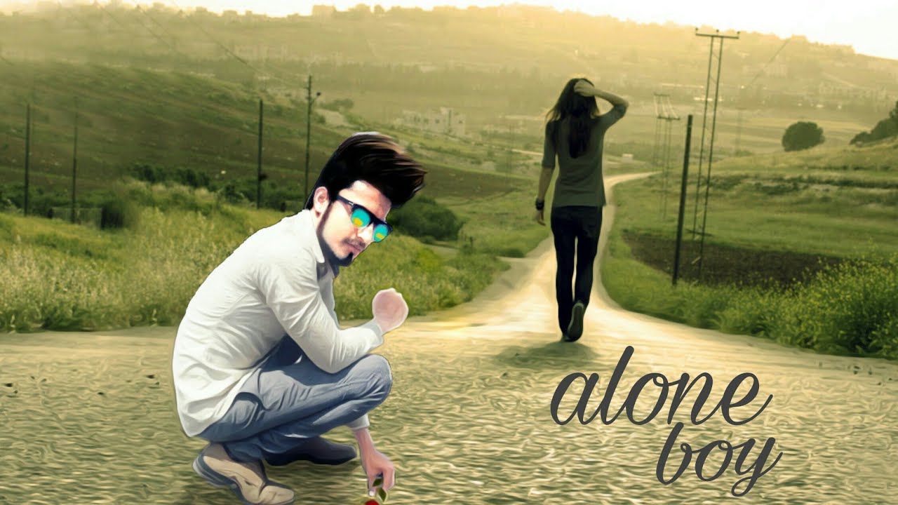 picsart editing alone boy sad love | heavy editing picsart official video | // techno about //