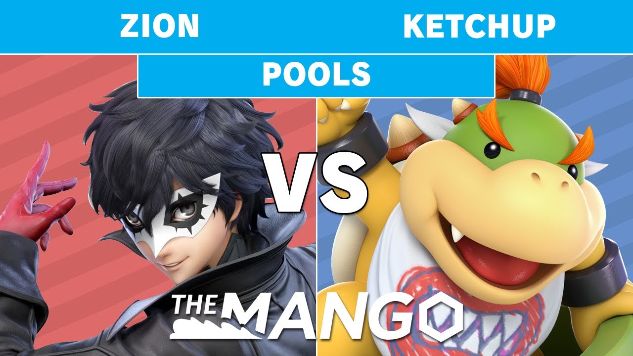 The Mang0   Zion Joker Vs  THC  Ketchup Bowser Jr  Pools   Smash Ultimate