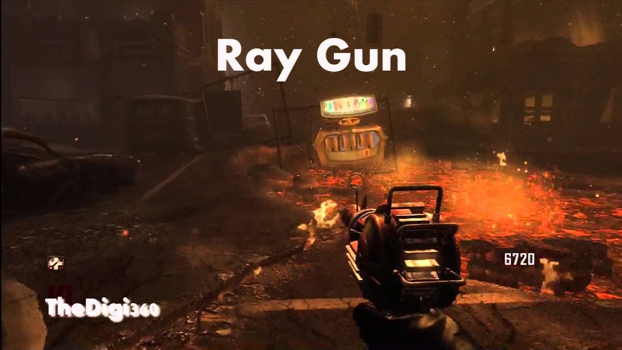 Call of Duty Black Ops 2 Zombies All Guns Upgraded