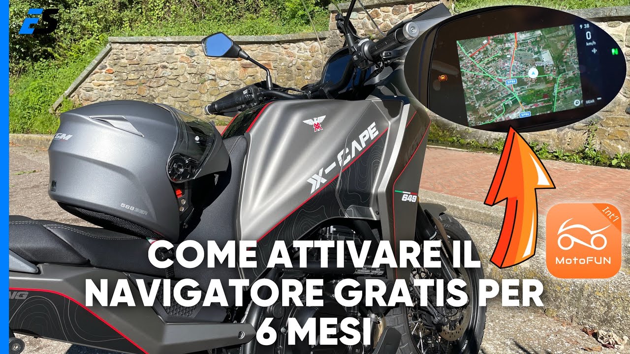 Moto Morini X-CAPE 650 come attivare il navigatore GRATIS per 6 mesi (idem per la Morini SEIEMMEZZO)