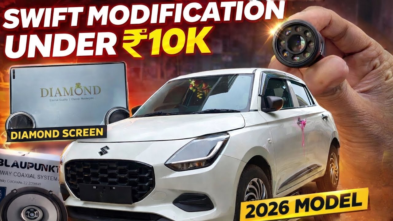 Swift 2026 Base Model Music System Installation | Full Setup Under Budget | Modification Under 10k