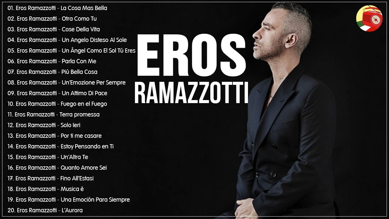 Eros Ramazzotti Greatest Hits Full Album - The best of Eros Ramazzotti - Eros Ramazzotti Exitos Mix