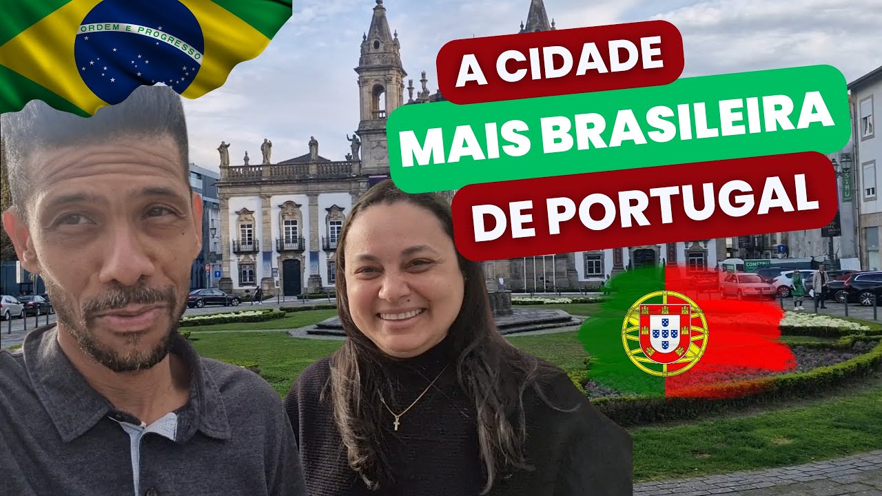 CHEGAMOS em BRAGA🇵🇹 a CIDADE mais HISTÓRICA e BRASILEIRA  de PORTUGAL