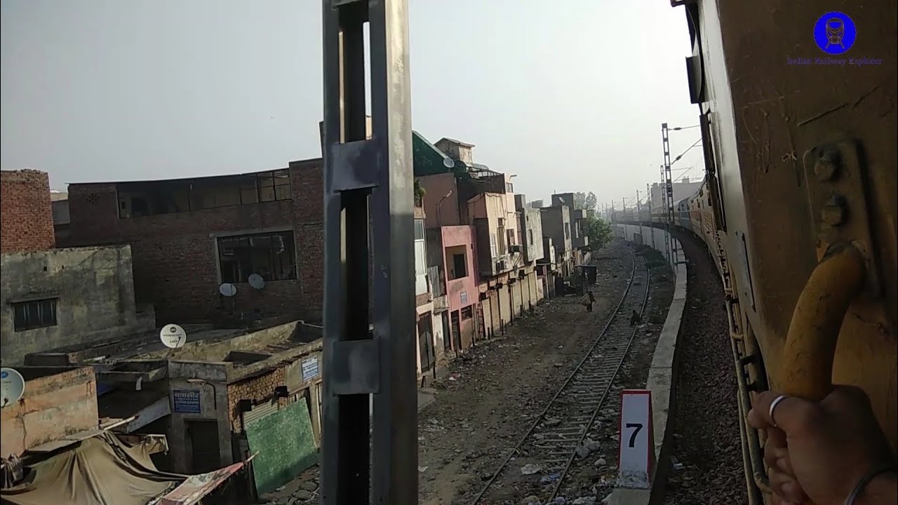 First Time Ride on India's First Elevated Railway Track In Rohtak. ||      Indian Railway Explorer