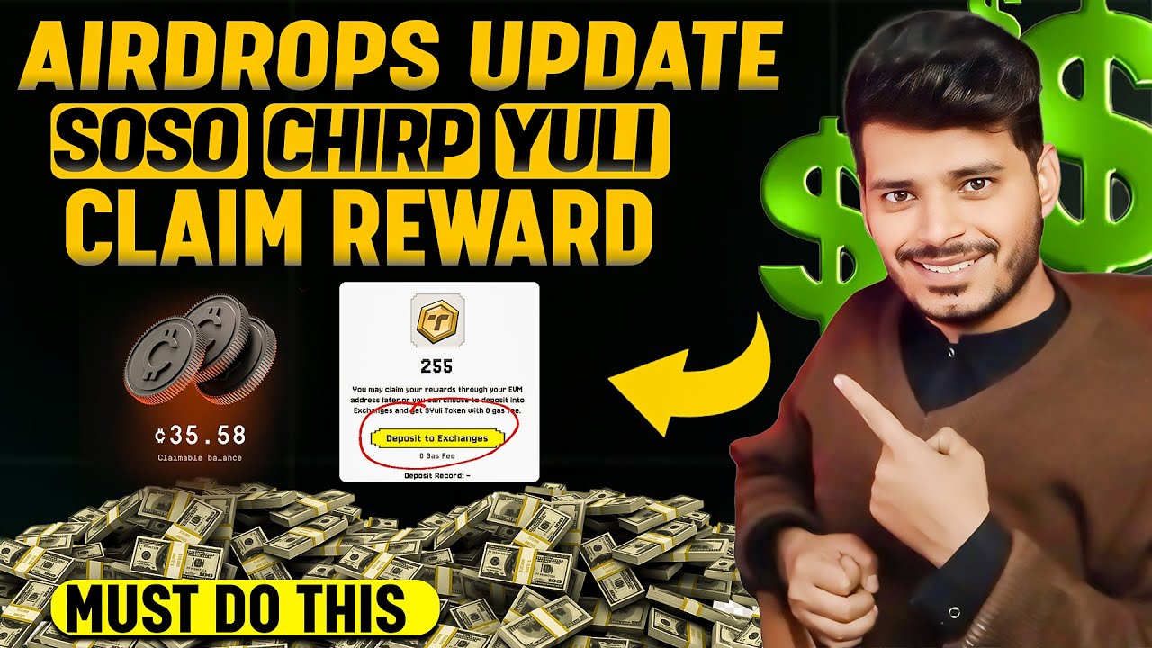 Withdraw Chirp Kage Airdrop|Claim Yuliverse Tokens|Connect SoSo Wallet #chirp #kage