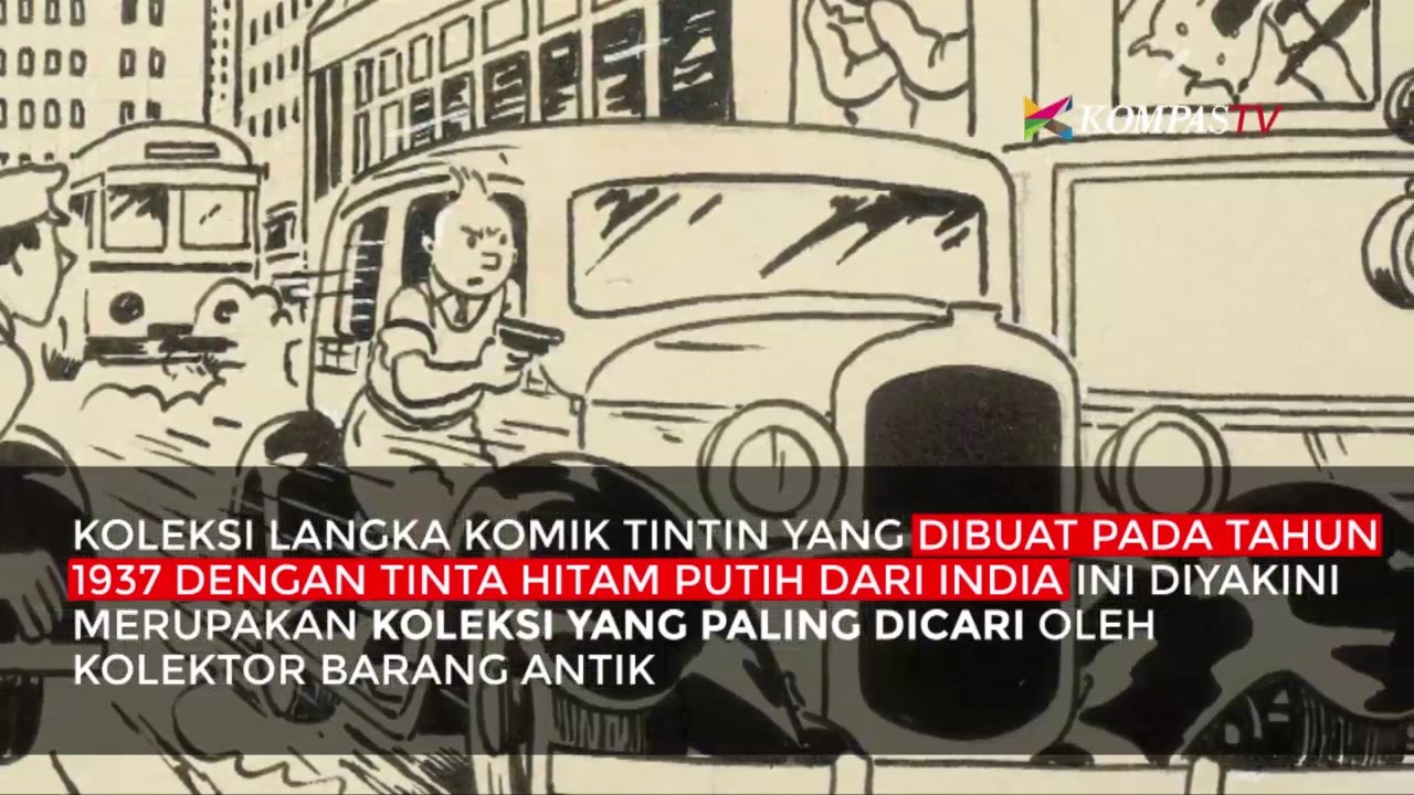 Komik Tintin Terjual Mahal