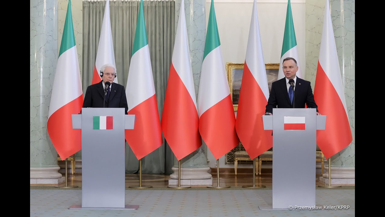 Warszawa. Wypowiedzi Prezydentów Polski i Włoch