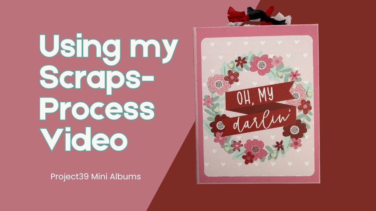 What do I do with my Paper Scraps after I have made a project? #paperstashsmash Making a mini album.