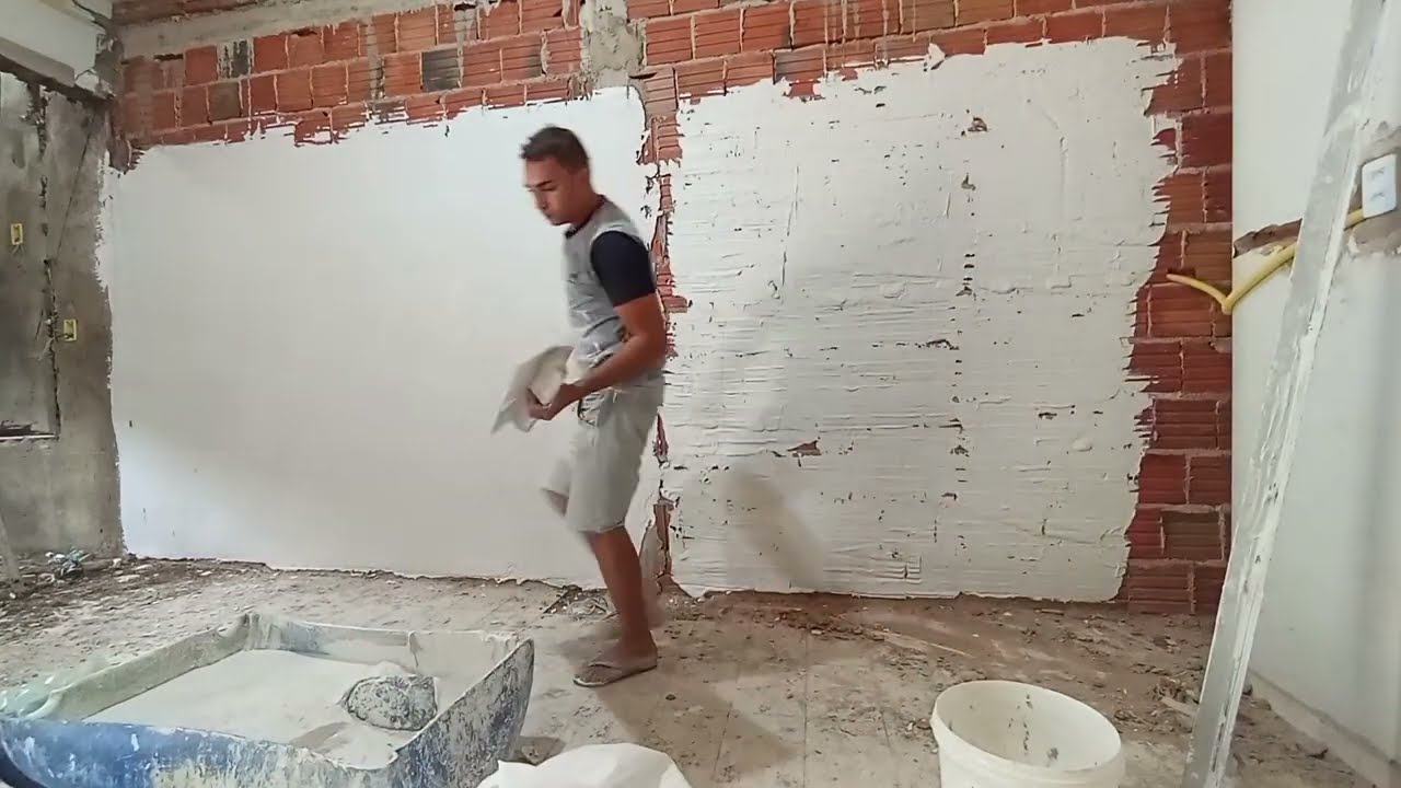 REBOCO DE GESSO PASSO A PASSO DO INÍCIO AO ACABAMENTO!