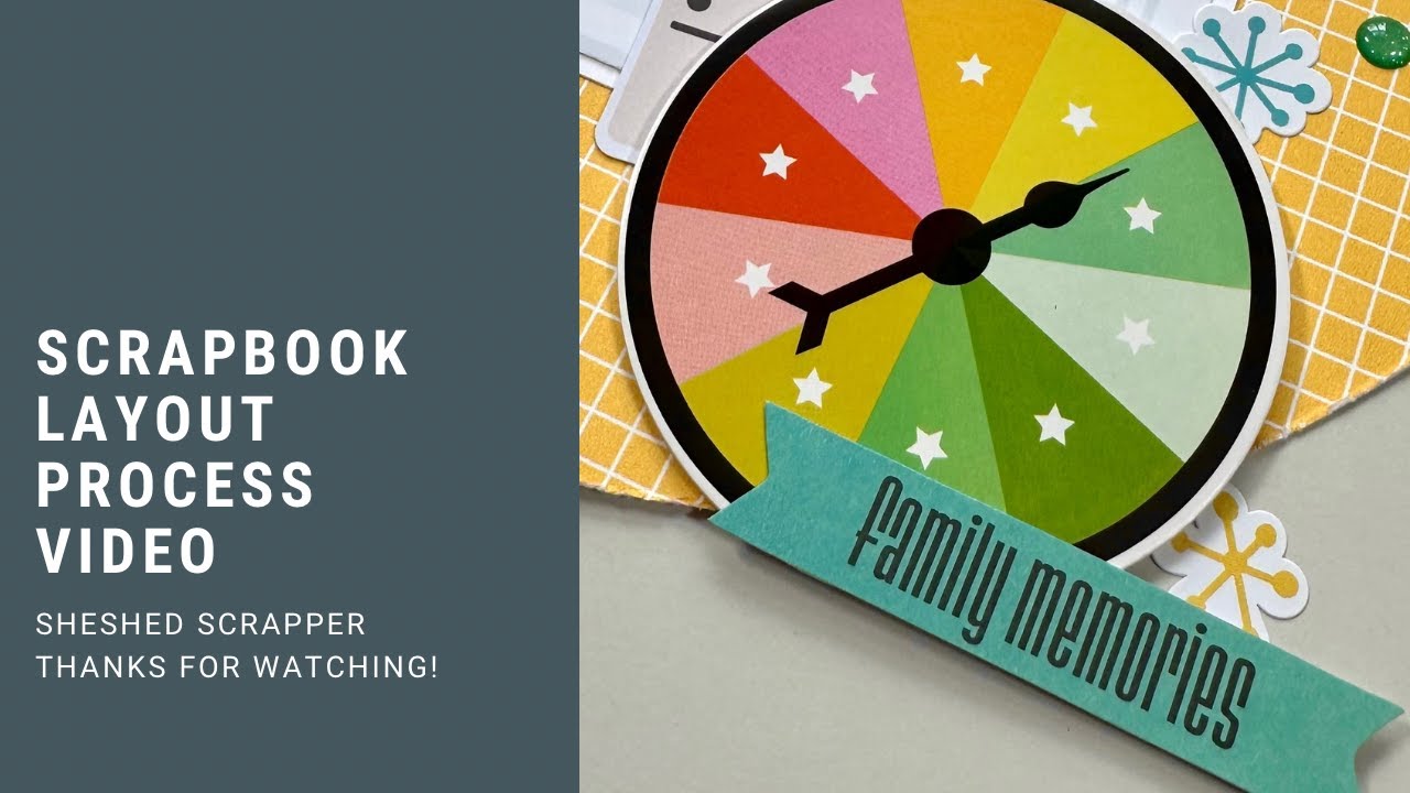 Scrapbook Layout Process Video//Game Night//Simple Stories//A Cherry On Top Weekly Sketch Challenge