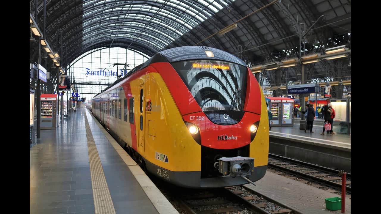 Ansagen der Hessische Landesbahn auf der RB58 in einen Alstom Coradia Continental 1440