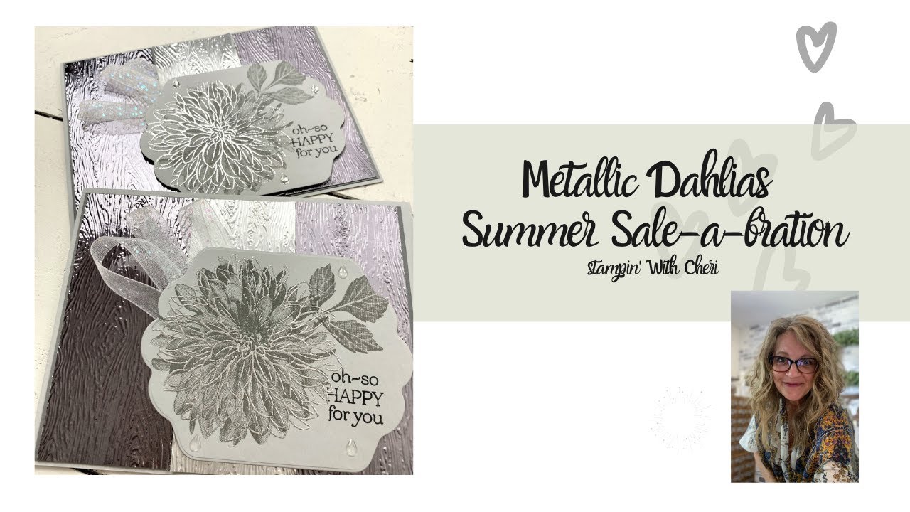 WOW! Silver Foils with Delicate Dahlia Stampin' Up! Sale-a-Bration