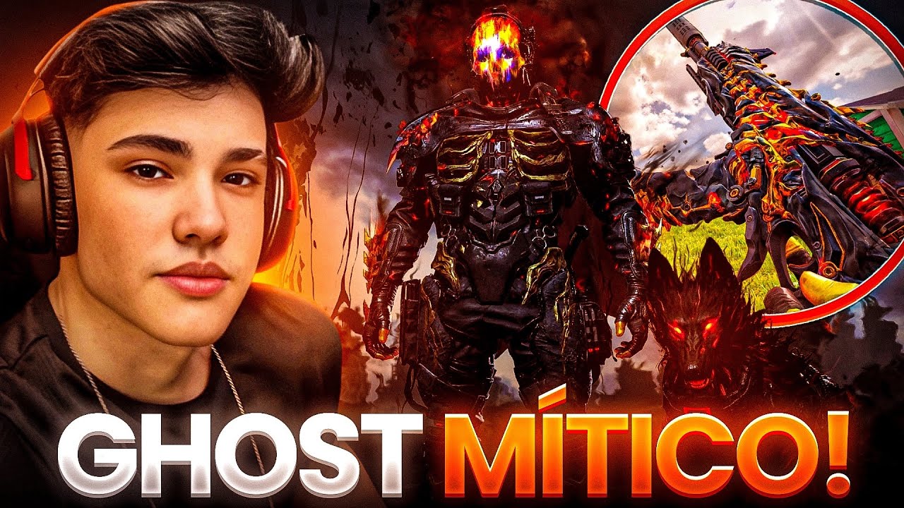 COMPREI E UPEI NO MÁXIMO O GHOST MÍTICO NO COD MOBILE! (VALE A PENA?)