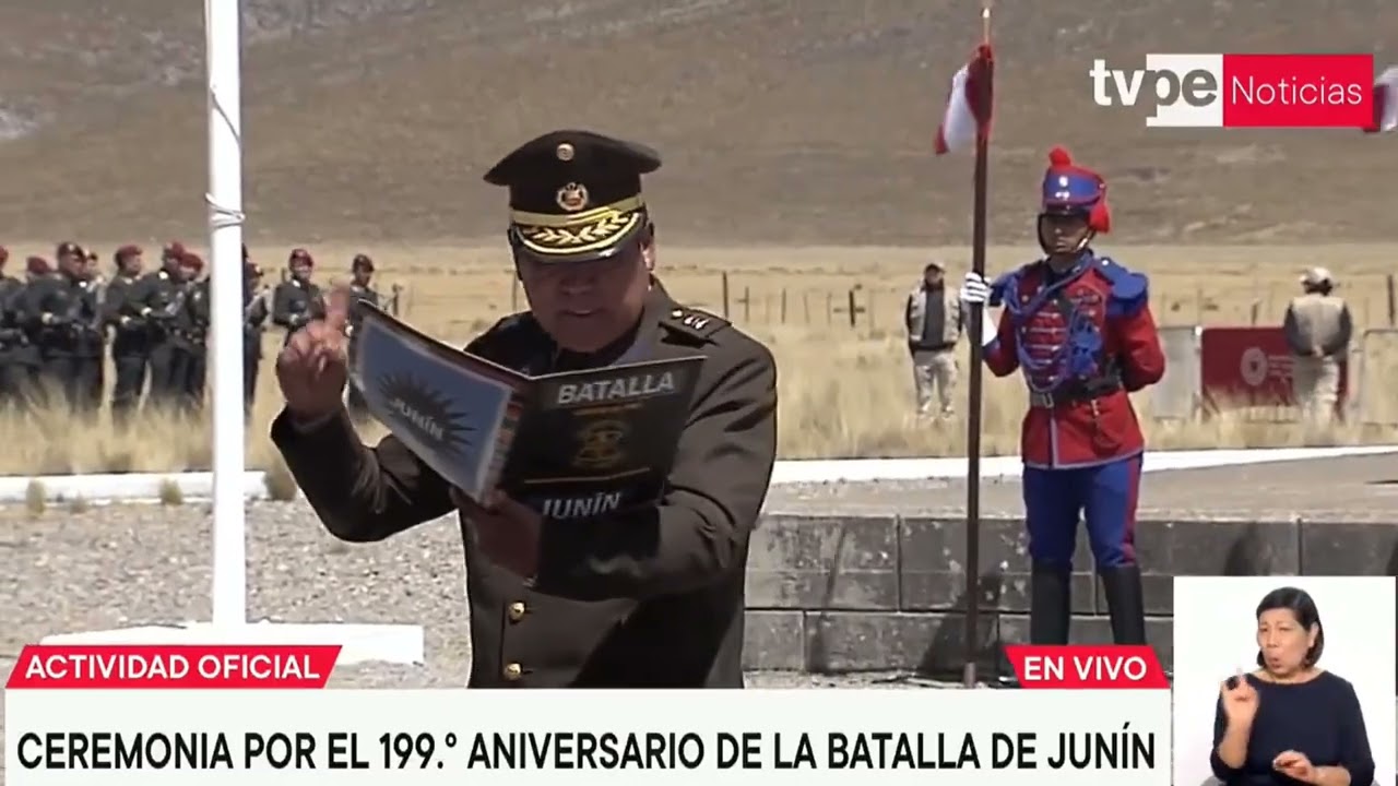 ESCENIFICACIÓN DE LA BATALLA DE JUNIN