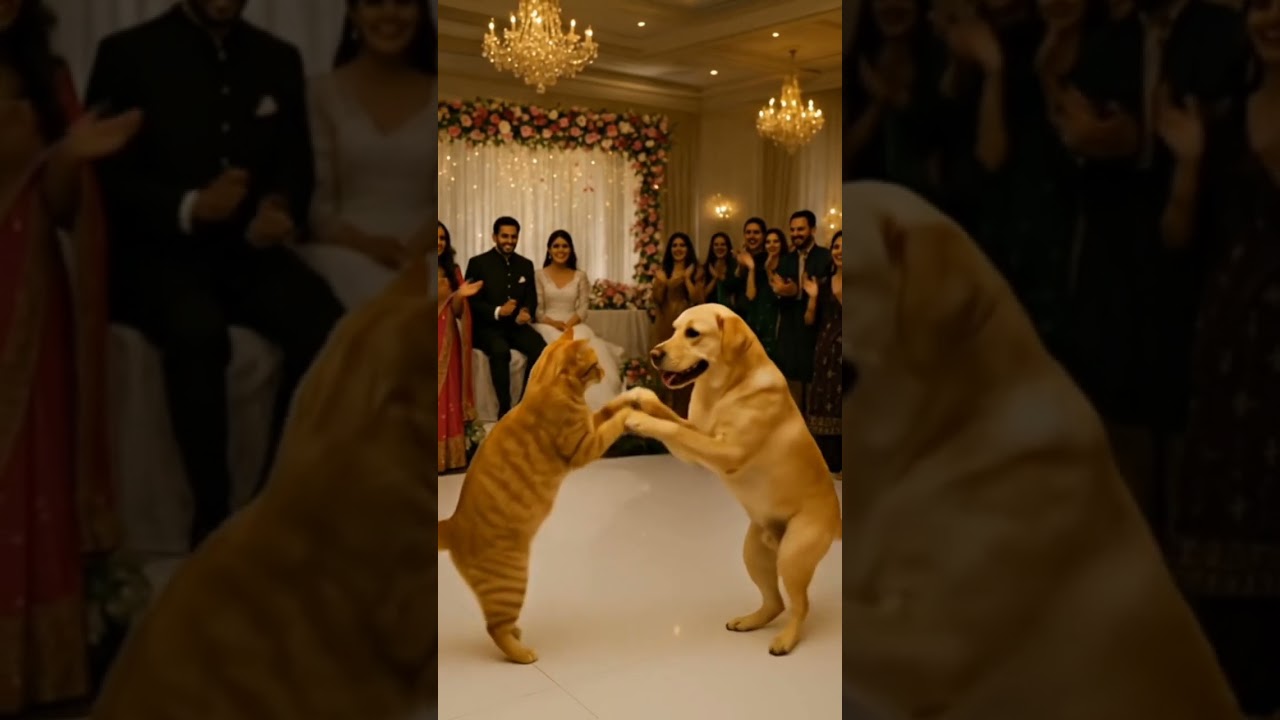 Cat and Dog Dance Together&hellip; Cutest Performance Ever! ❤️