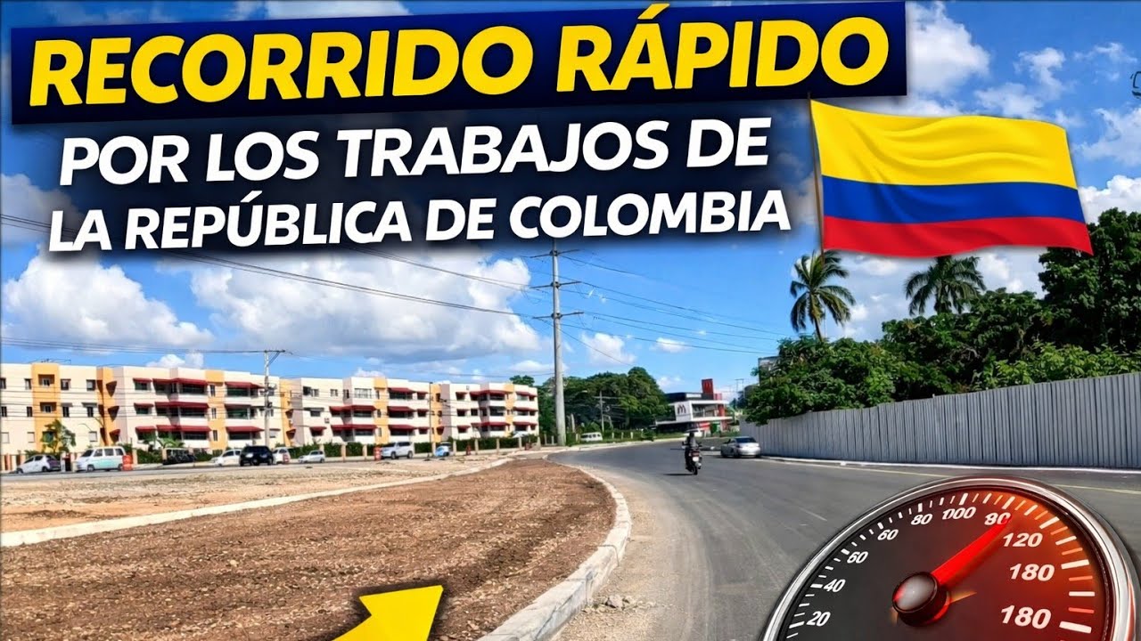 Recorrido rápido por la republica de colombia hacia vemos los trabajos 