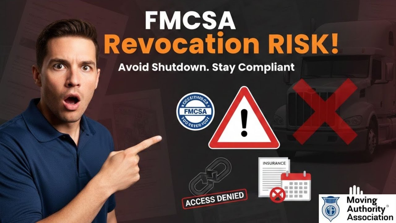 Риск отзыва FMCSA: защитите свои транспортные полномочия!