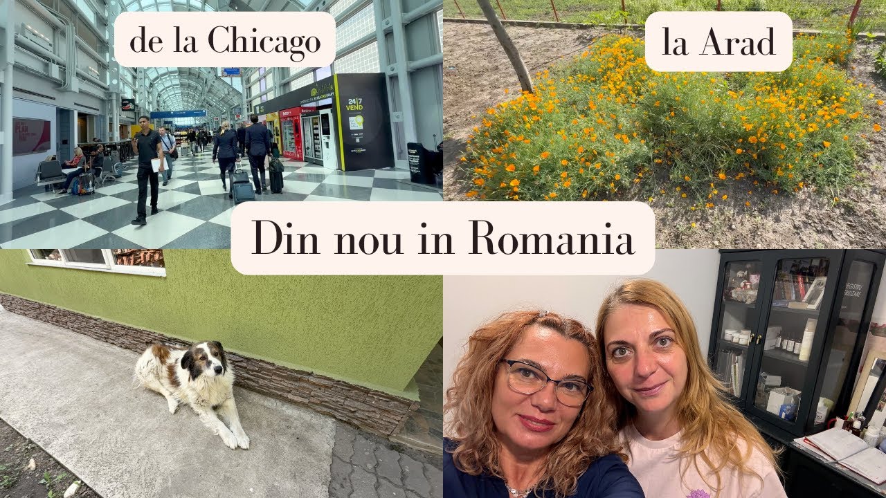 Primul meu vlog din vacanta in Romania!Vlog 1:Din Chicago pana in Arad