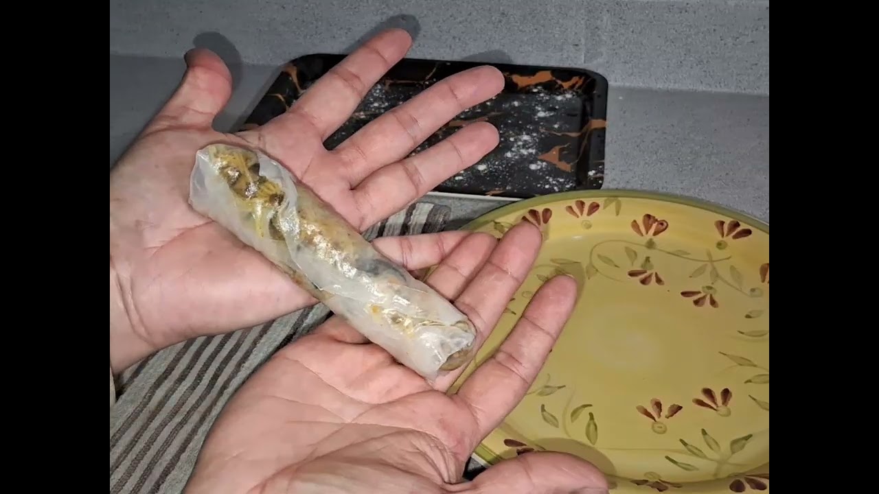 لنيم أو قنينطات بورق الأرز  بحشوة سهلة وسريعة