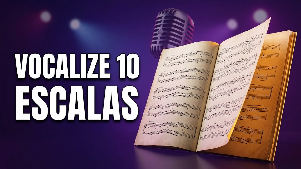 Aquecimento Vocal - Vocalize n º10  - ESCALA