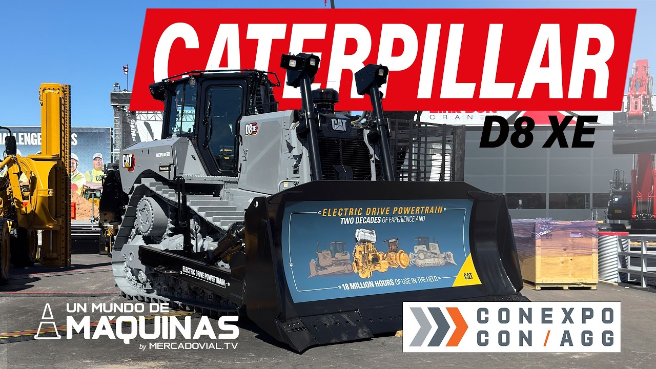 ¡ÚNICO EN EL MUNDO! Walkaround del Bulldozer Cat D8 XE Centennial Edition #1 de 1