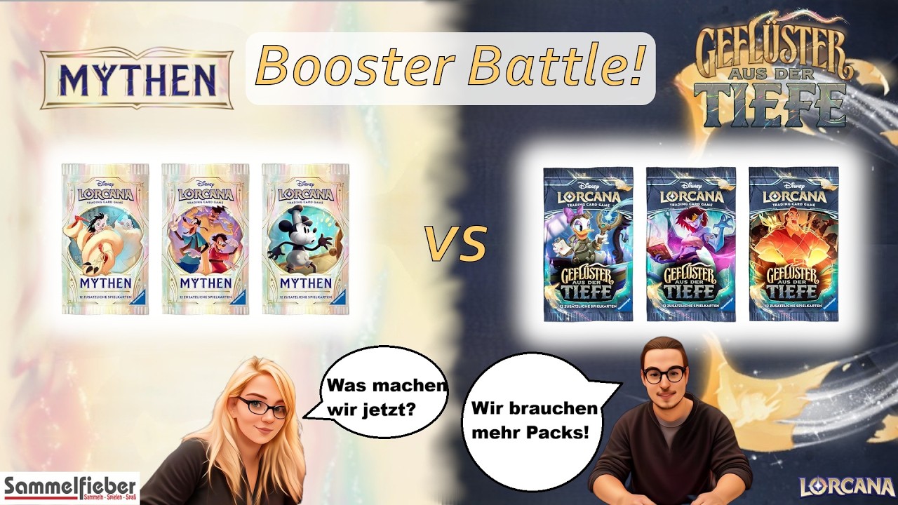 Erstes Unentschieden im Battle?! | Set 9 vs Set 10 Booster-Battle | Disney Lorcana Opening [Deutsch]