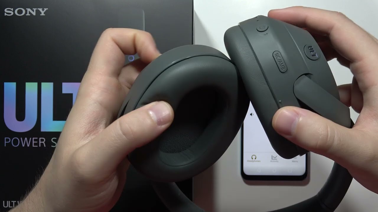 How to Turn ON/OFF Noise Cancellation on SONY ULT Wear Headphones - Adjust ANC