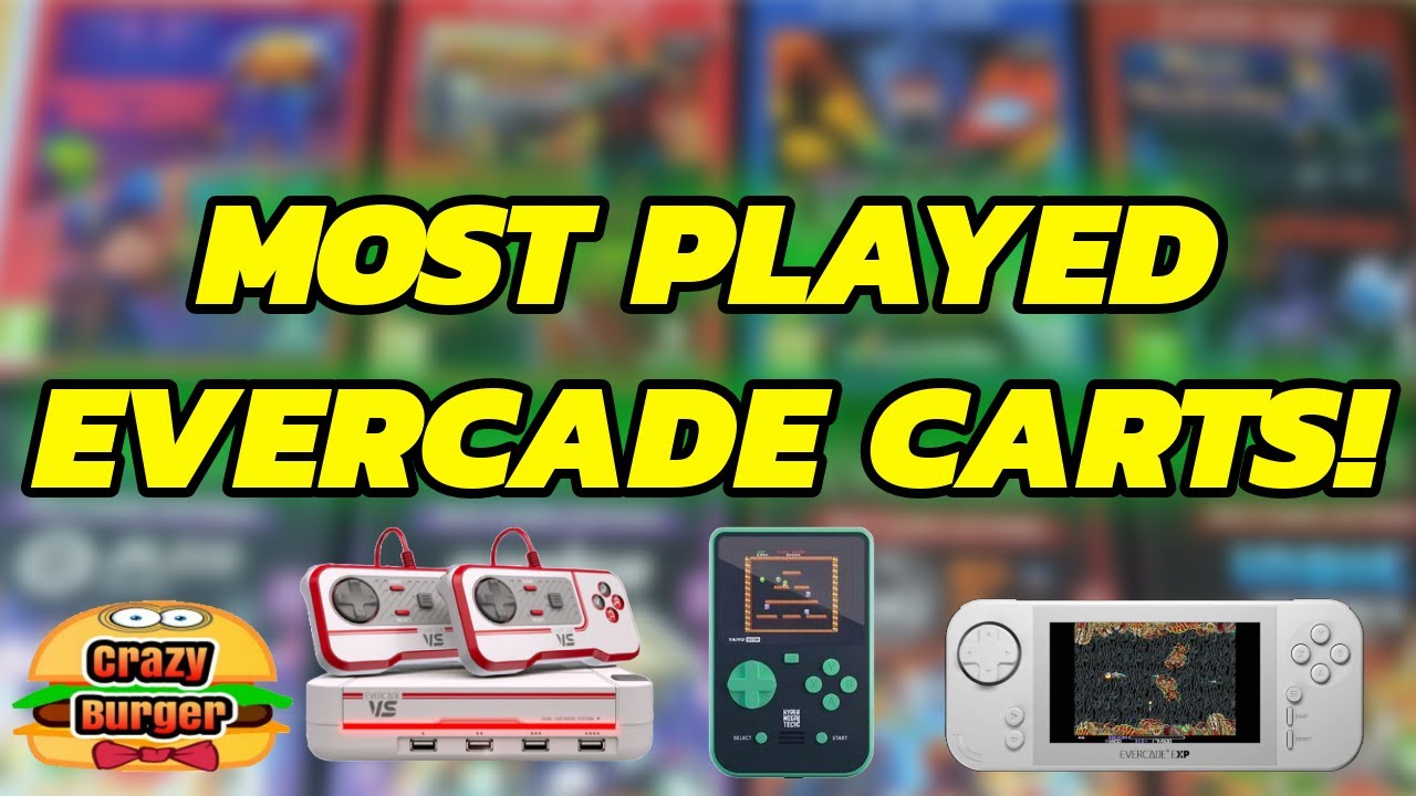 Most Played Carts On Evercade - 8 Carts That I've Played Most!
