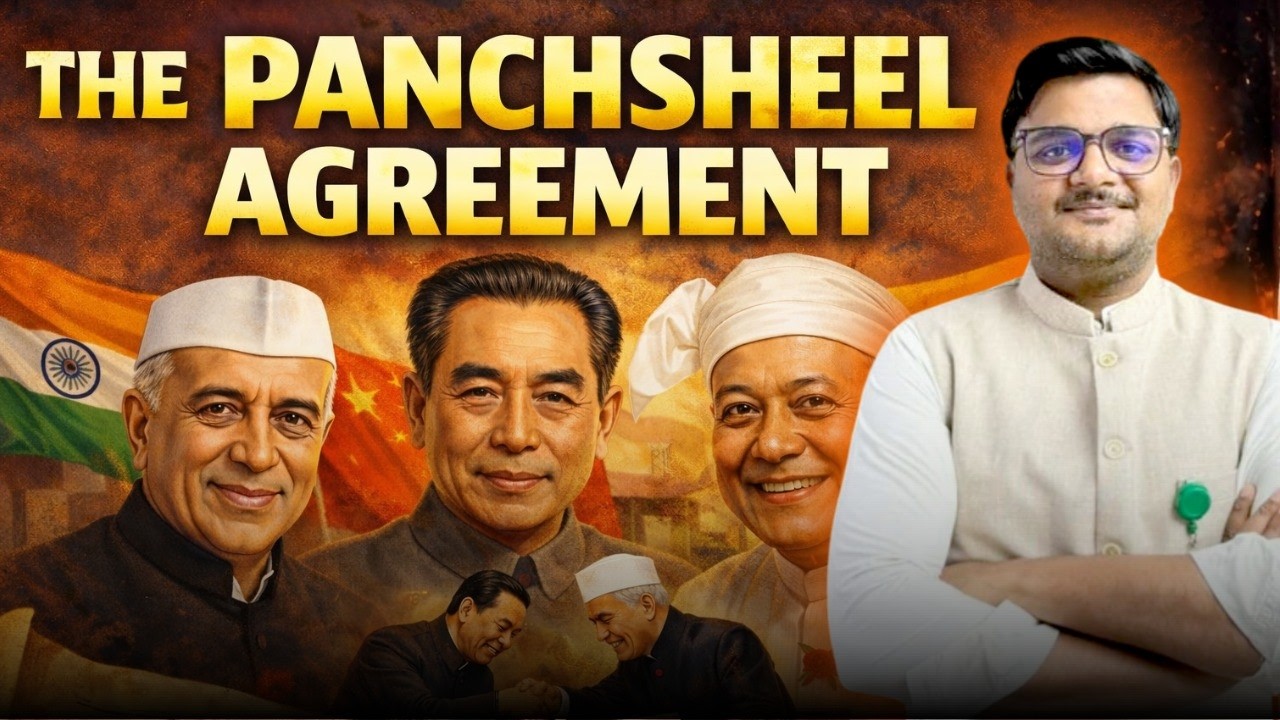 Panchsheel Agreement 1954 Explained | Nehru & China Relations | Modern History for NDA & UPSC