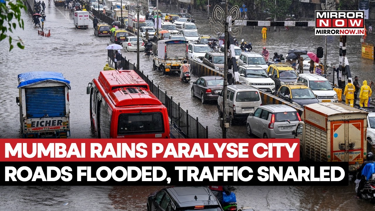 Mumbai Rains: Heavy Downpour Trigger Severe Waterlogging, Traffic Snarled | IMD Issues Orange Alert