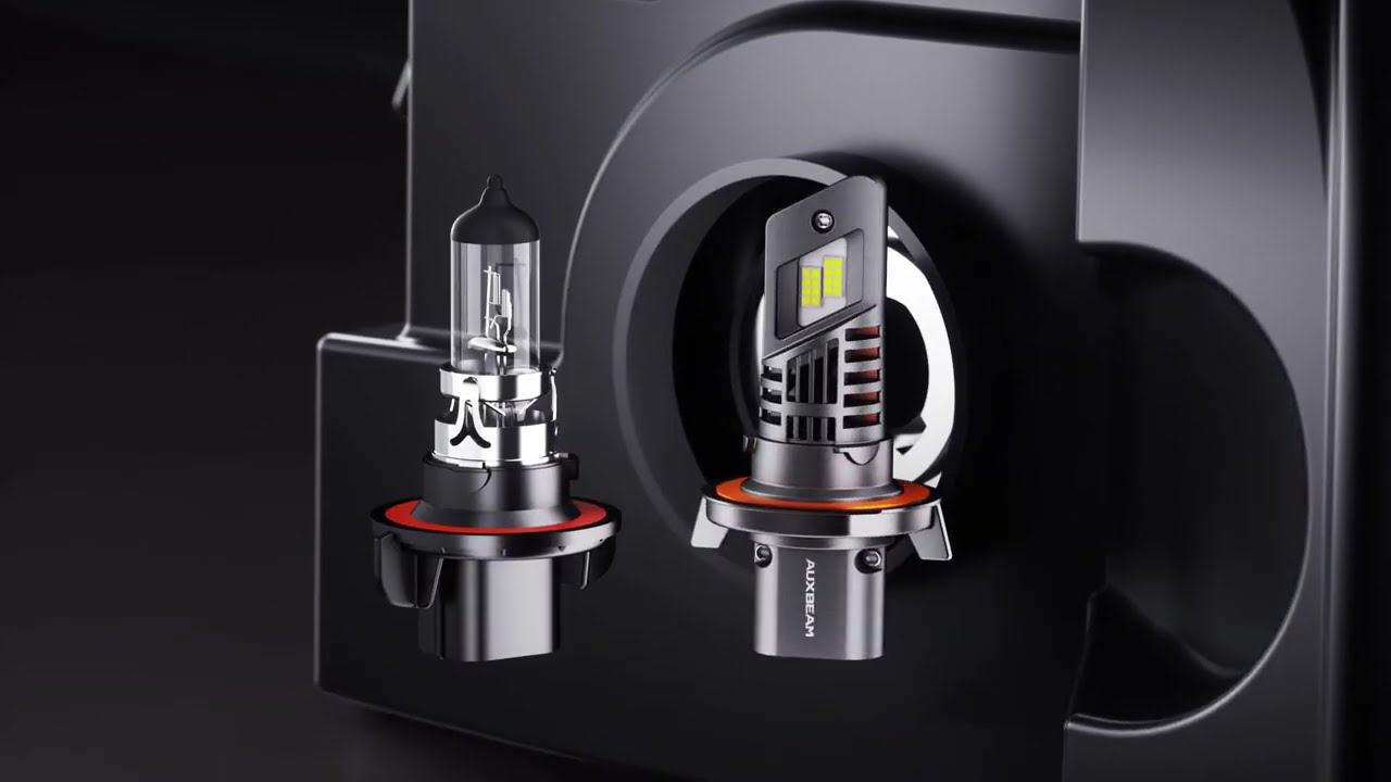 How to install H13 LED Headlight Bulbs?   Auxbeam&reg; Brand New Q25 Good choice of cost performance！