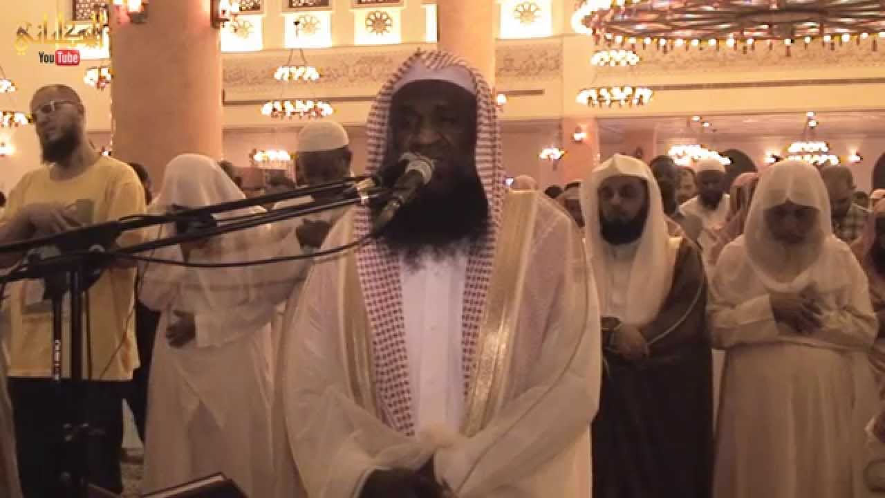 تراويح ليلة 9 رمضان 1436 من سورتي الأعراف والأنفال للشيخ عادل الكلباني
