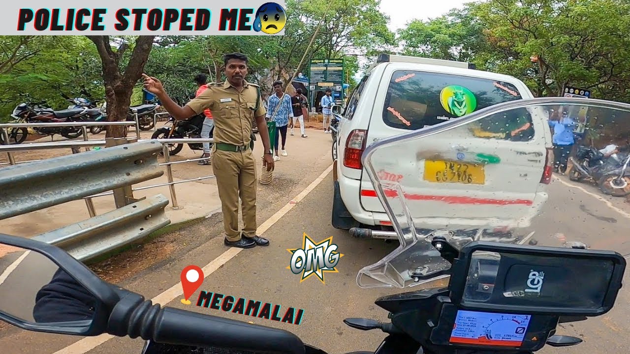 Police Stopped Me😱/Dei nee ingaye thangitiya🤣/Megamalai Trip🤯/Soli Mudinchi☠️/part-2/@Track_Twister