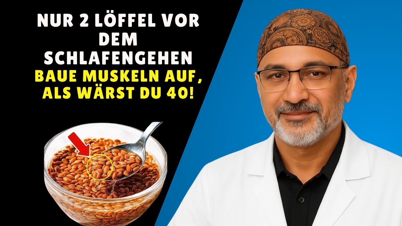 Muskeln aufbauen nach 75: Dieses Samenprotein ist 1.000.000x besser als Eier!
