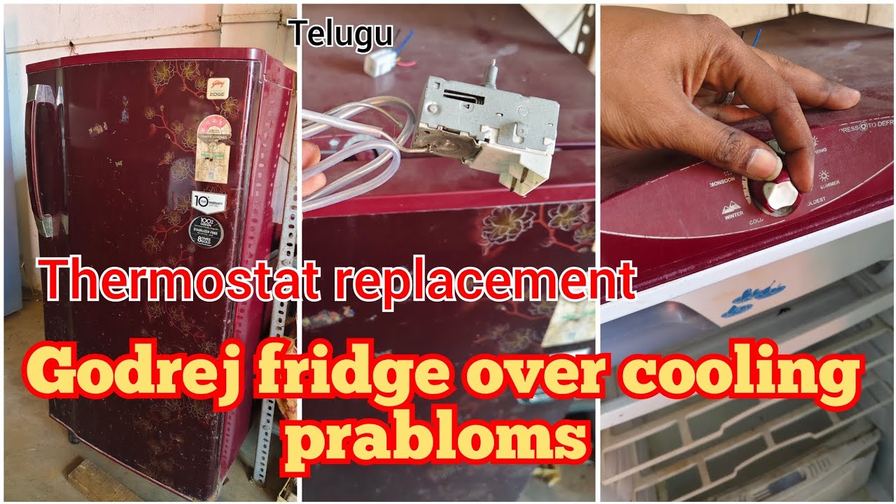 godrej fridge over cooling prabloms/ fridge thermostat replacement/ #workshoptelugu