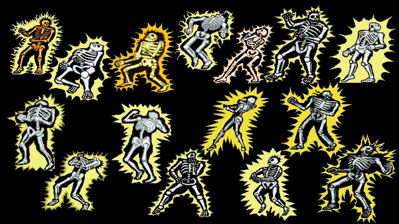 Street Fighter Skeletons