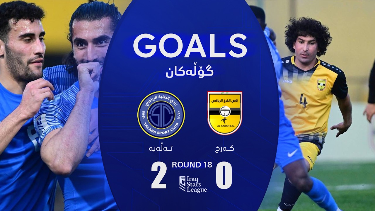 أهداف مباراة الكرخ 0-2 الطلبة دوري نجوم العراق (الجولة 18) | المعلق: علي الشمري