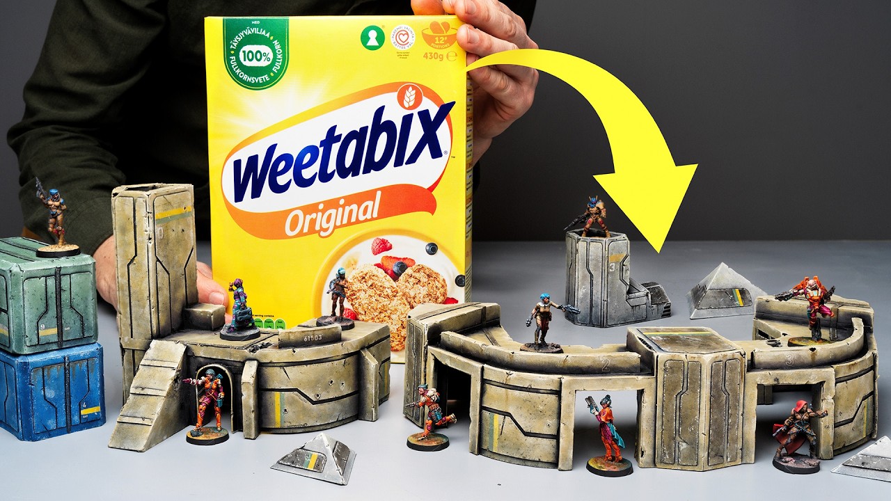 Cardboard?! - Craft free Table Top Sci-Fi terrain