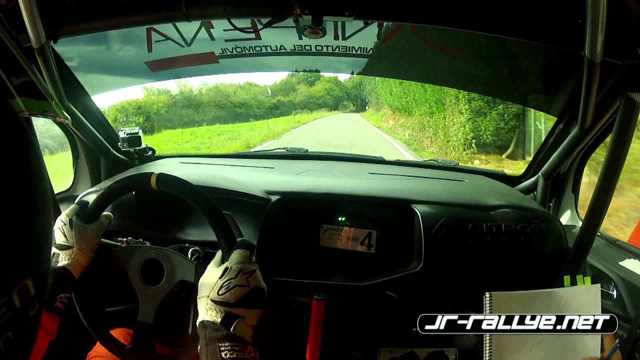 Onboard Dani Peña - Raul Celis Citroen DS3 R3T Rallye de Cobreces 2014 TC 2