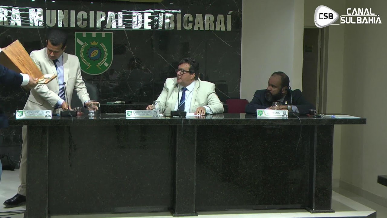 SESSÃO DA CÂMARA DE VEREADORES DE IBICARAÍ 12/03/2026